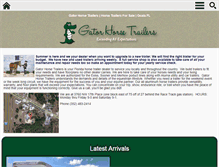 Tablet Screenshot of gatorhorsetrailers.com